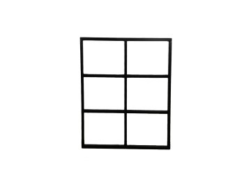 Vierkantmetall-Fenster