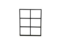 Vierkantmetall-Fenster