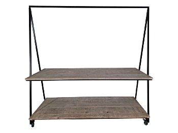 Metall-Marktstand mit Rahmen