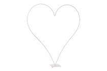 metal heart, for mounting